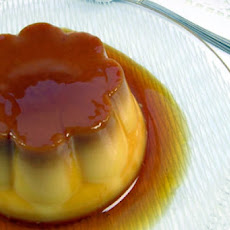 Pumpkin Flan with Pumpkin Seed Praline