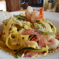 Olive Garden   Fettuccine With Shrimp & Zucchini