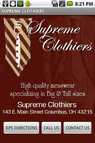 SUPREME CLOTHIERS