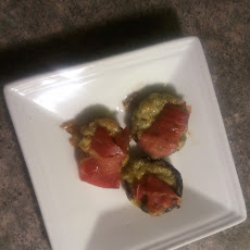 Stuffed Mushrooms with Proscuitto and Goat Cheese