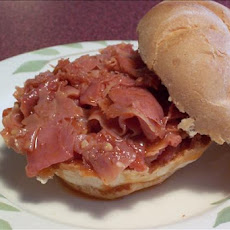 Ham Barbecue Sandwiches