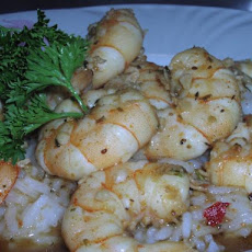 Asian/Maryland Fusion Hard Cider Shrimp