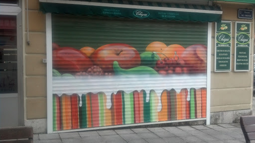 Graffiti Frutería Chiqui