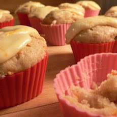 Carrot Cake Cupcakes With Orange Icing (Flat Belly Diet Recipe)