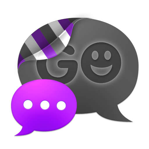 GO SMS THEME - Smooth Purple LOGO-APP點子