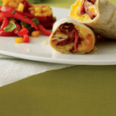 Scrambled Egg Burritos with Tex-Mex Salad