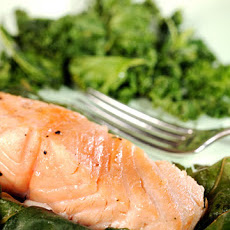 Salmon Wrapped in Fig Leaves