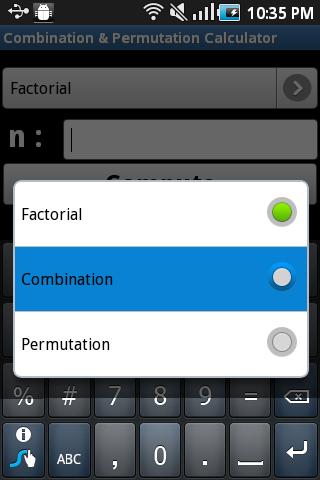 Combination Permutation