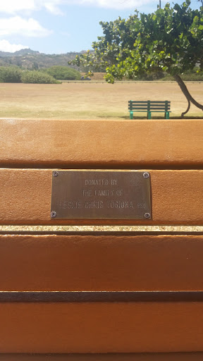 Leslie Chris Togioka Memorial Bench