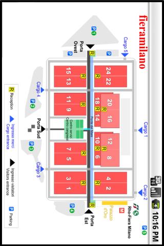 Milan fairground map