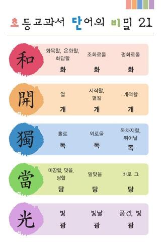 [초단비]초등교과서 단어의 비밀 21