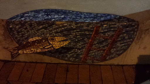 Fish and Ladder Mosaic