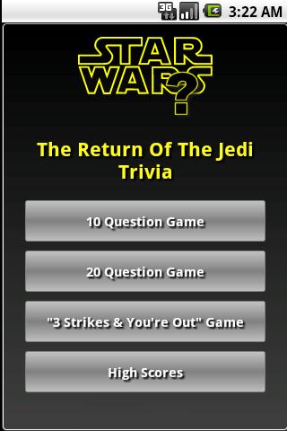 【免費休閒App】The Return Of The Jedi Trivia-APP點子