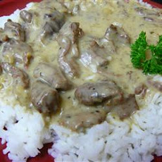 Venison Stroganoff