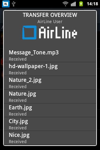 【免費通訊App】Wi-Fi File Transfer - AirLine-APP點子