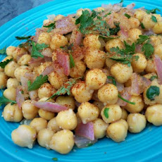 Warm Chickpea Salad With Ginger