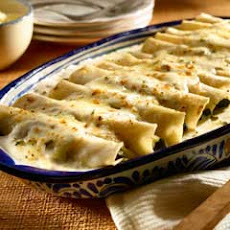 Potato Poblano Enchiladas