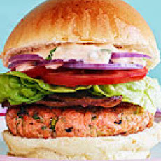 Asian-Style Salmon Burger BLTs