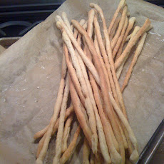 Rosemary Rye Grissini (Breadsticks)