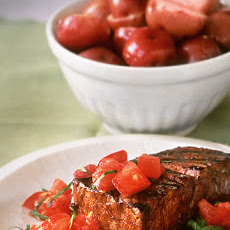 Grilled Tuna with Balsamic Glaze