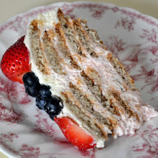Red, White, and Blueberry Icebox Cake