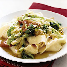 Pappardelle with Cabbage, Prosciutto, and Sage