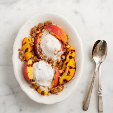 Grilled Peach Crumble