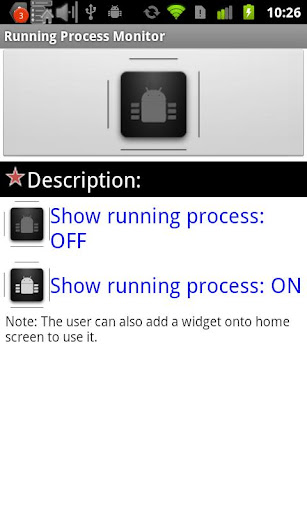 Running Process Toggle