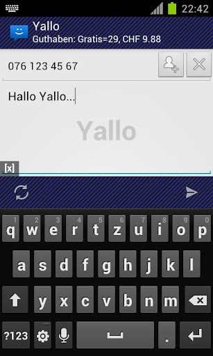 WebSMS: Yallo Connector