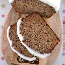 Chai Banana Bread with Cream Cheese Frosting