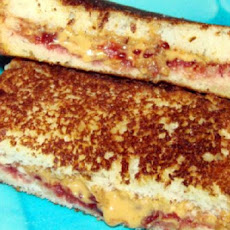 Fried Peanut Butter and Jelly Sandwich