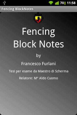 Fencing Block Notes