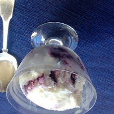 Nutmeg-Scented Blueberry Swirl Ice Cream