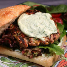 Fresh Salmon Burgers with Tarragon Mayonnaise