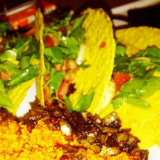 Middle-Eastern Fusion Chicken Tacos With Green Onion Relish