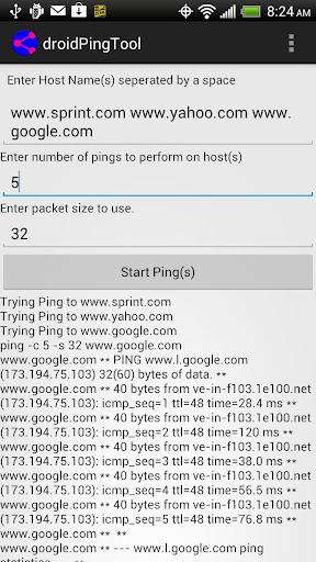 droidPingTool