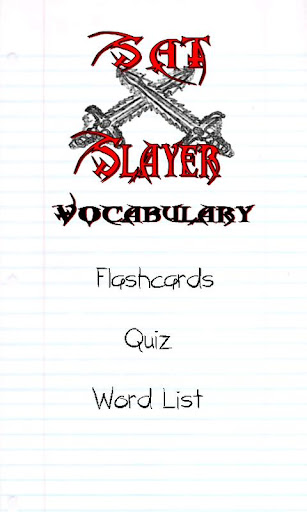 Sat Slayer - Vocabulary