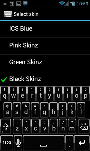 Black Chrome Keyboard Skinz