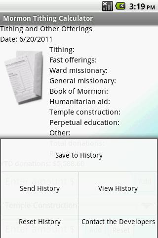 Mormon Tithing Calculator Free