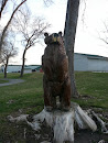 Large Wooden Bear - Riverdale Park