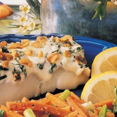 Basil Walnut Fish (Cod or Haddock) Fillets