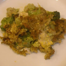 Cheesy Chicken & Broccoli Bake