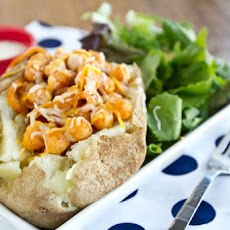 Buffalo Chickpea Loaded Potato