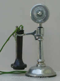 Candlestick Phones - WE #10 Nickel Candlestick Telephone 1