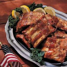 Honey Barbecued Spare Ribs