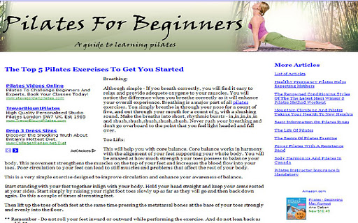 Pilates For Beginners