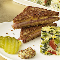 Mini Grilled Ham-and-Cheese Sandwiches