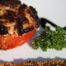 Grilled Garlic Tomatoes