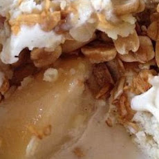 Vanilla Granola ( Bacon ) Pear Sundae