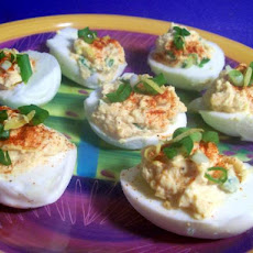 Mexi Salsa Deviled Eggs